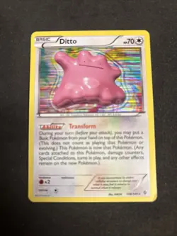 Ditto 108/149 Holo Rare Boundaries Crossed Pokemon Lightly Played - Image 3
