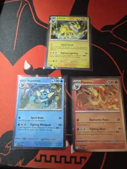 Pokemon prismatic evolutions Black Star Promo Holo Lot - Image 1