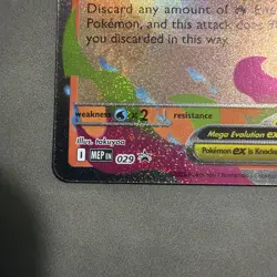 Pokemon TCG Mega Charizard X ex 029 Black Star Promo - NM - Image 2