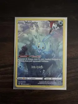 Pokemon TCG Manaphy Crown Zenith Galarian Gallery Rare Holo Card GG06/GG70 - Image 1