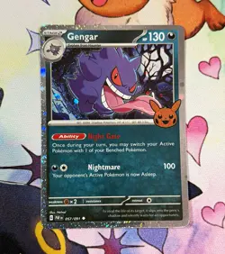 Pokemon TCG Gengar 057/091 Trick or Trade 2024 Cosmos Holo Stage 2 HP130 - Image 1