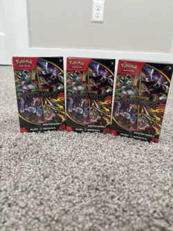 Pokemon TCG Mega Evolution: Pitch Black Booster Bundle Lot of 3-6 Pks - Image 1