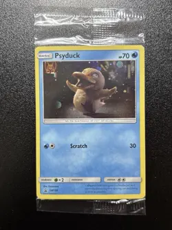 SEALED Psyduck SM199 Black Star Promo Holo Pokemon TCG Detective Pikachu NEW - Image 1