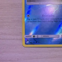 Pokemon TCG Psyduck 26/181 SM Team Up Reverse Holo Common #10 - Image 5
