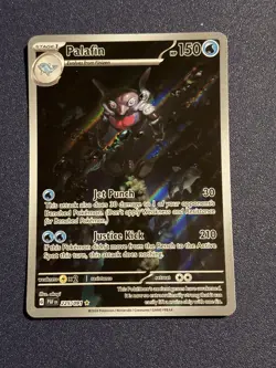 Palafin Holo Illustration Rare SV: Paldean Fates 225/091 NM - Image 1