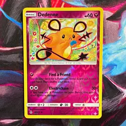Pokemon TCG Dedenne 88/131 SM Forbidden Light Reverse Holo Uncommon 60 HP - Image 1