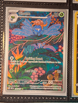 Pokemon TCG Gloom 198/197 SV03 Obsidian Flames Illustration Rare Holo EN 2023 - Image 1