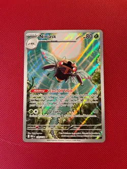 Ninjask 137/132 Illustration Rare Mega Evolution Pokemon Holo Near Mint - Image 1
