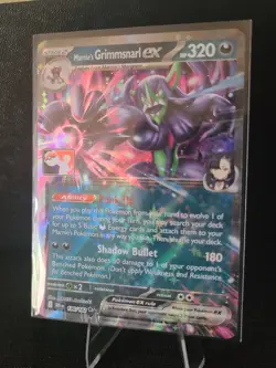 Marnie's Grimmsnarl ex Pokemon Play Stamped Rare From Prize Pack Series 9 NM - Image 1