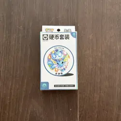 Pokemon TCG S-Chinese Terastal Gathering Coin Set Vaporeon Sealed New - Image 1
