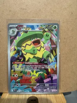 Pokemon TCG Ludicolo 095/094 Full Art Illustration Rare Holo Phantasmal Flames - Image 1