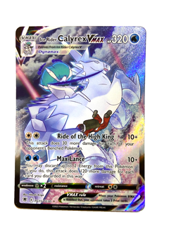 Ice Rider Calyrex VMAX TG15/TG30 Ultra Rare Astral Radiance Pokemon Near Mint - Image 1