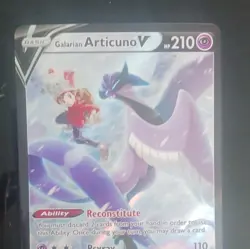 Pokemon Ultra Rare Galarian Articuno V Full Art TG16/TG30 Holo - Image 3