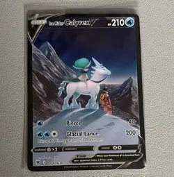 Pokemon TCG Ice Rider Calyrex V TG14/TG30 Astral Radiance TG Holo UR 210 HP Eng - Image 1