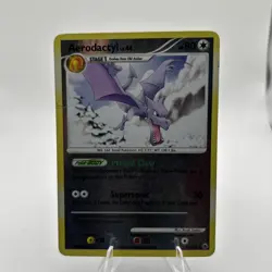 2008 Pokemon Diamond & Pearl Majestic Dawn Aerodactyl Reverse Holo #15 damaged - Image 1