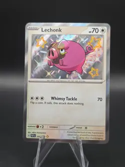 Lechonk - 207/091 - Baby Shiny Rare - SV: Paldean Fates- Pokemon TCG - Image 1