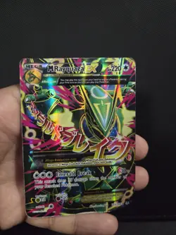 M Rayquaza EX 105/108 Roaring Skies Ultra Rare Full Art Mega Pokemon Damaged - Image 1