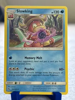 Slowking 55/214 Rare Lost Thunder Pokemon Near Mint - Image 1