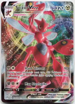 Scizor VMAX 119/189 Holo VMAX Rare Darkness Ablaze Pokemon Near Mint - Image 1