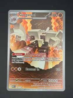 GARGANACL 147/132 ILLUSTRATION RARE MEGA EVOLUTION POKEMON NM/M - Image 1