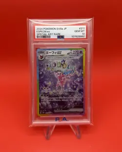 2024 Pokemon Japanese Terastal Festival Espeon EX Special Art 211/187 PSA 10 211 - Image 1