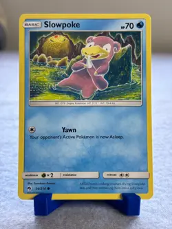 Slowpoke 54/214 Common Lost Thunder Pokemon Near Mint - Image 1
