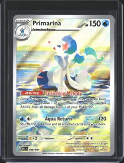 Primarina 088/084 Illustration Rare Pitch Black Pokemon Holo NM/M - Image 1