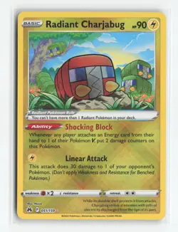 Radiant Charjabug - SWSH: Crown Zenith [CRZ 051/159] - Image 1