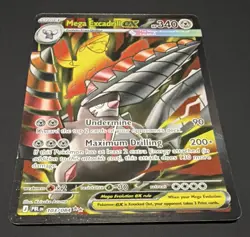 Mega Excadrill EX Pokemon Pitch Black103/084 Rare Holo EN 340HP - Image 1