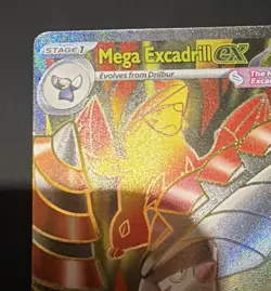 Mega Excadrill EX Pokemon Pitch Black103/084 Rare Holo EN 340HP - Image 4