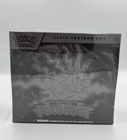 (READ DESC) Pokemon TCG Mega Evolution - Pitch Black Elite Trainer Box - Image 1