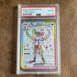 The Pokemon Company Pokemon TCG Cinderace ex 157/142 Stellar Crown PSA 10 - Image 1