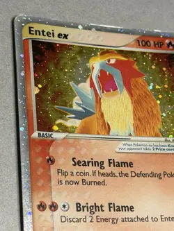 Pokemon TCG Entei EX 91/95 Team Magma Vs. Team Aqua Holo Rare 2004 - Image 3