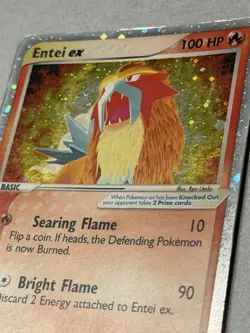 Pokemon TCG Entei EX 91/95 Team Magma Vs. Team Aqua Holo Rare 2004 - Image 4