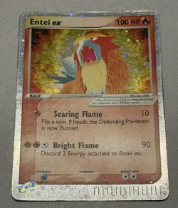 Pokemon TCG Entei EX 91/95 Team Magma Vs. Team Aqua Holo Rare 2004 - Image 5