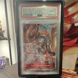 PSA 10 One Piece CCG 2023 Tony Tony Chopper Treasure Cup ST01-006 Promo Foil - Image 1