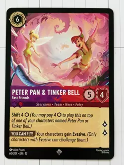 Peter Pan & Tinker Bell 60/207 Disney Lorcana EN 13 Attack of the Vine - Image 1