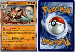 Pokemon Card - Lycanroc Journey Together 085/159 2025 Rare Holo Near Mint - Image 3