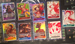 Bandai One Piece Card Game Monkey D. Luffy OP01 Alt Art Foil/Holo Lot 9 - Image 1