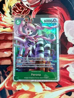 Bandai One Piece Card Game Perona OP14-033 SR Foil EN - Image 1