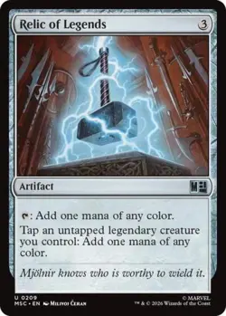 ~ Relic of Legends ~ NM ~ Commander: Marvel Super Heroes ~ MTG ~ - Image 1