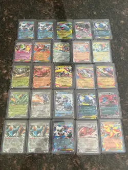 Pokemon (25) Card Lot EX-V - Image 1