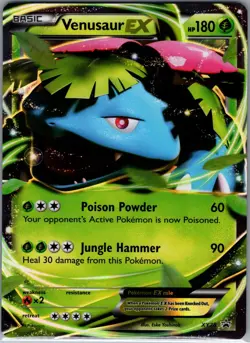 Venusaur EX XY28 Black Star Promo - Pokemon Card - LP - Image 1