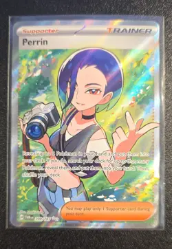Pokemon Card Perrin 209/167 Sv06: Twilight Masquerade Holo Full Art - Image 1