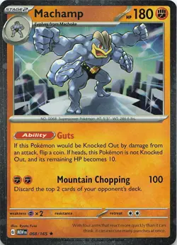 Machamp (Cosmos Holo) Rare Miscellaneous Cards & Products 068/165 NM - Image 1