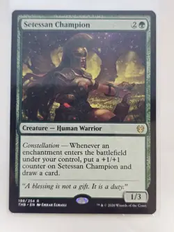 Mtg - Setessan Champion - Theros Beyond Death (THB) - Rare - #198 - NM - Image 1
