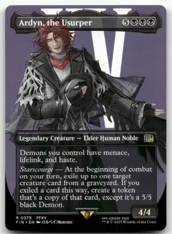 Ardyn, the Usurper (0379) (Borderless) #379 (NM) Final Fantasy FIN Magic MTG - Image 1