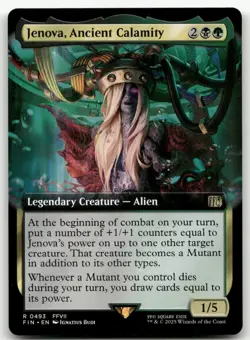 Jenova, Ancient Calamity (Extended Art) #493 (NM) Final Fantasy FIN Magic MTG - Image 1