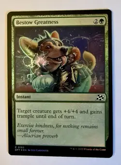Bestow Greatness - 155 - Foil - DFT - NM - MTG Magic the Gathering - Image 1