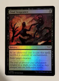 Final Vengeance Foil (099) Duskmourn: House of Horror DSK MTG Magic - Image 1